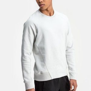 NEW RYU Respect Your Universe Core Crew Sweatshirt in Heather Grey MSRP $125